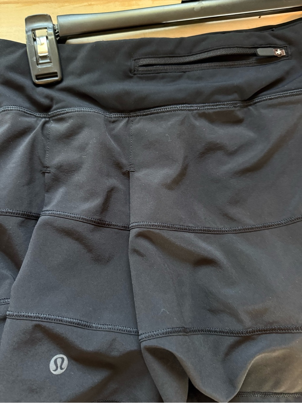 Lululemon  Pace Rival Women’s Black Athletic Skort with Zipper Pocket